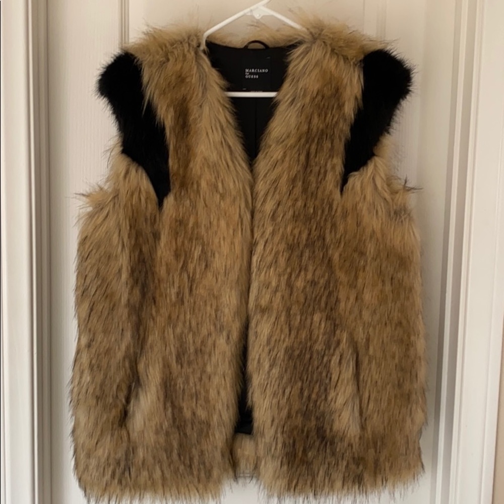 Marciano faux fur vest
